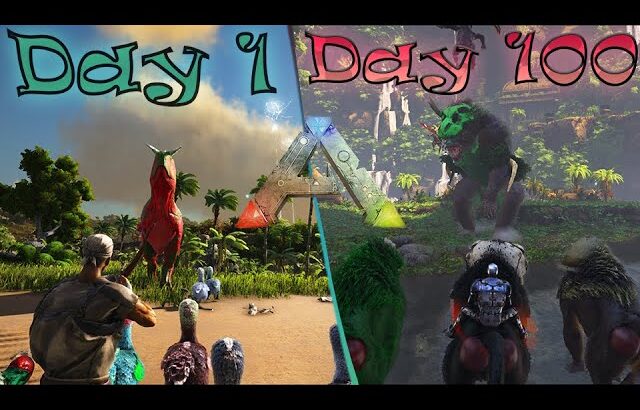 I Survived Days Of Hardcore Ark On The New Map Lost Island