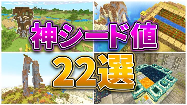 マイクラ1 17 神シード値22選 統合版 Java対応 動画配信者支援ブログ