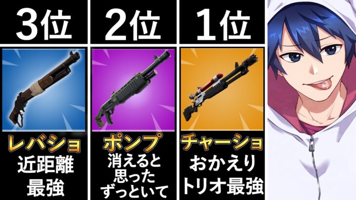 今シーズン最も強いショットガンは フォートナイト Fortnite 動画配信者支援ブログ