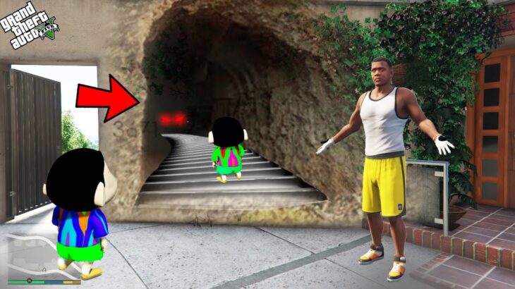 GTA 5 : Franklin & Shinchan Found Secret Tunnnel Outside Franklin’s ...